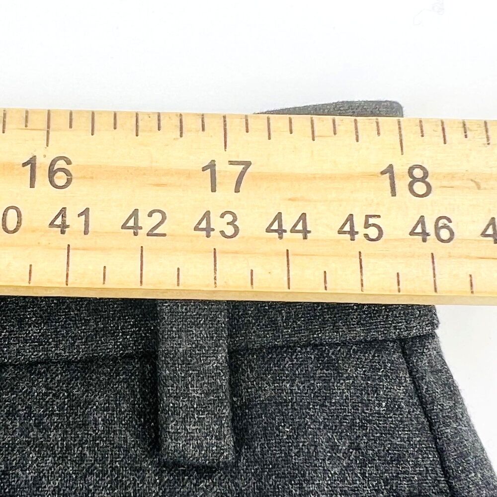 Lauren Ralph Lauren Dress Pants Mens 36x31 Gray Plaid Flat Front Wool Trousers - Picture 8 of 11